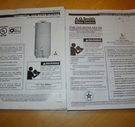 The Importance of Keeping Water Heater Manufacturer Manuals for Future Reference