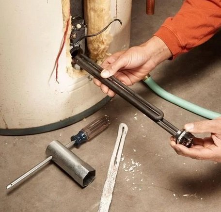 Replacing Water Heater Heating Elements Affected by Scale Build-Up